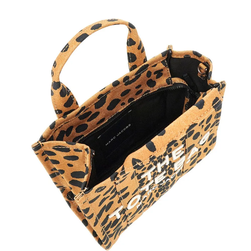 the_small_tote_bag_cheeta_2.webp Outlet The Small Tote Bag' Cheetah canvas bag Top-Handle Bags | Crossbody Bags