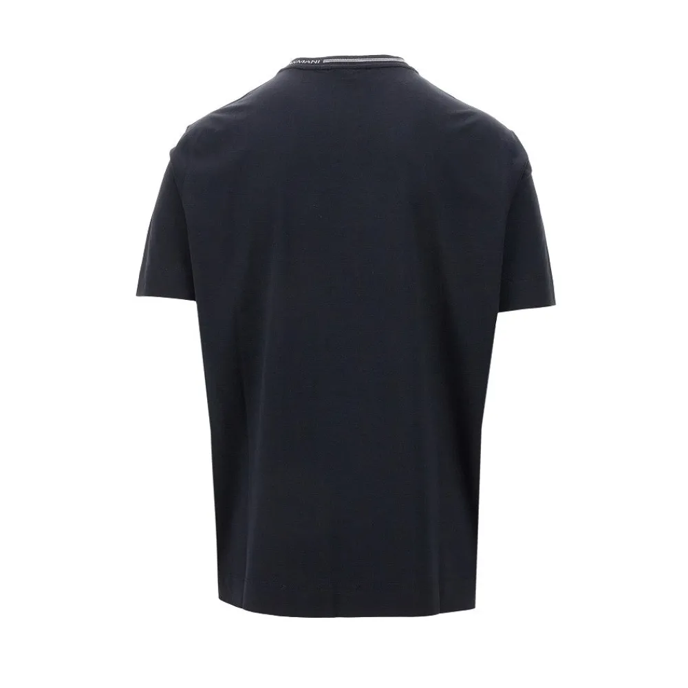 tshirt_with_branded_crewn_2.webp Discount T-shirt with branded crewneck T-Shirts And Polo Shirts