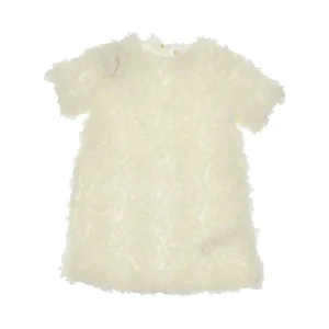 Online Tulle mini dress with flowers appliques Kids Clothing