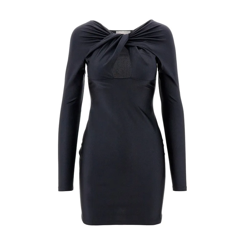 twisted_cutout_mini_dress_0.webp Outlet Twisted cut-out mini dress Dresses