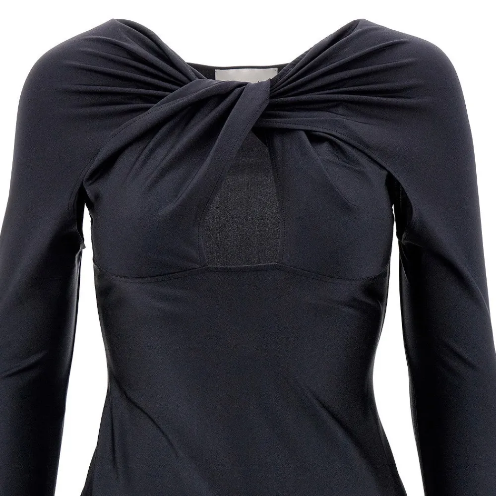twisted_cutout_mini_dress_1.webp Outlet Twisted cut-out mini dress Dresses