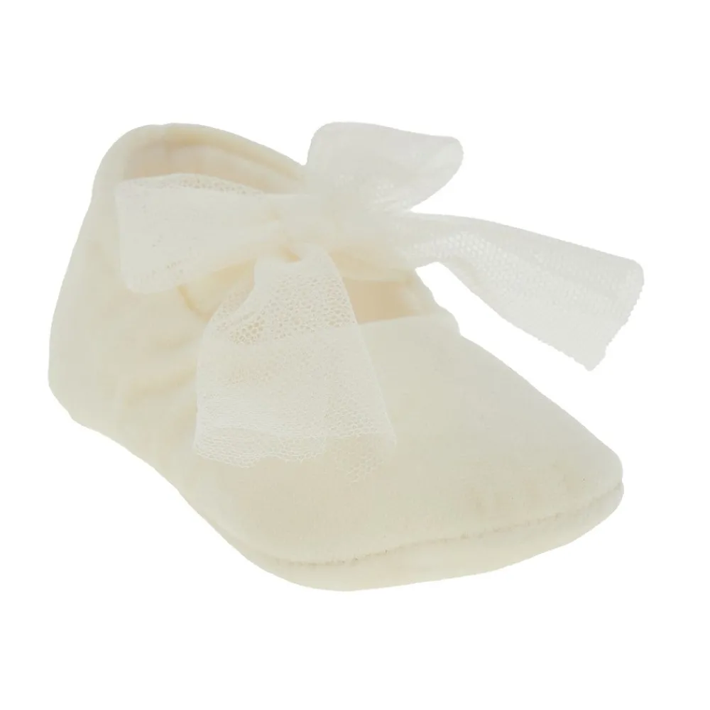 velvet_baby_shoes_with_bo_1.webp Sale Velvet baby shoes with bow Kids Footwear