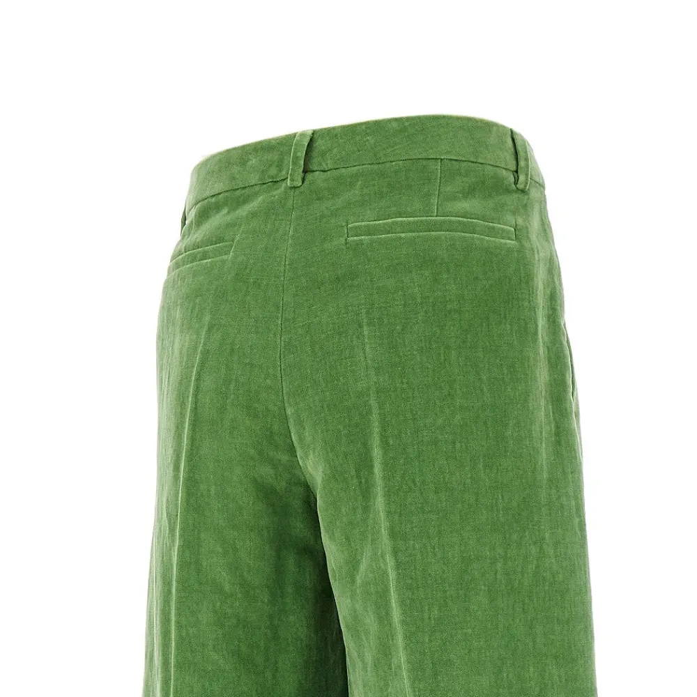 velvet_pants_with_jacquar_3.webp Hot Velvet pants with jacquard trims Pants And Shorts