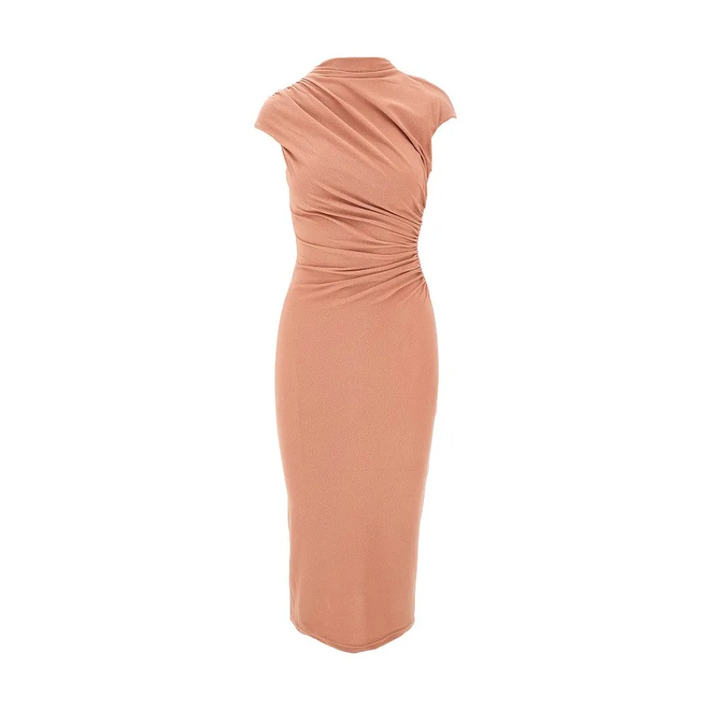 vesper_draped_midi_dress_0.webp Outlet Vesper' draped midi dress Dresses