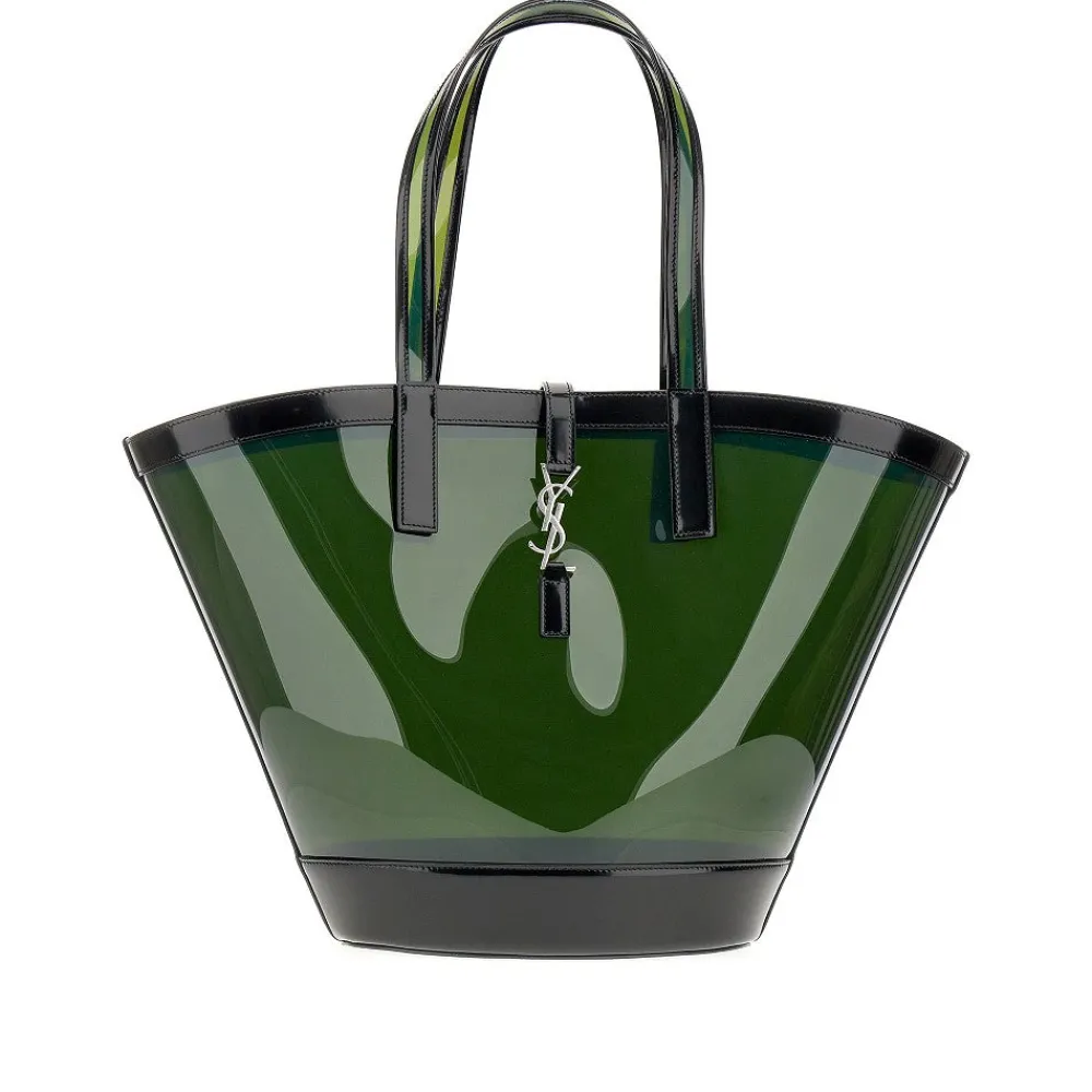 vinyl_and_leather_medium__0.webp Clearance Vinyl and leather medium Panier bag Top-Handle Bags | Shoulder Bags