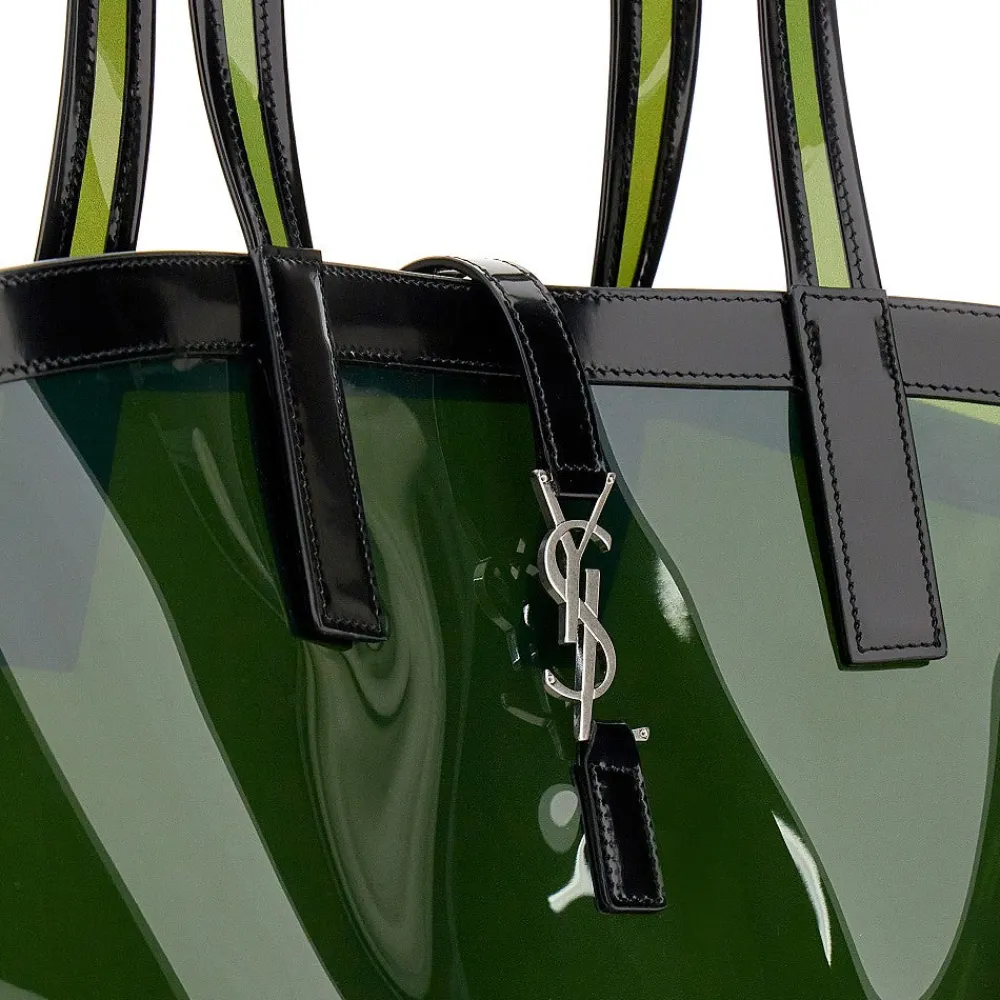 vinyl_and_leather_medium__3.webp Clearance Vinyl and leather medium Panier bag Top-Handle Bags | Shoulder Bags