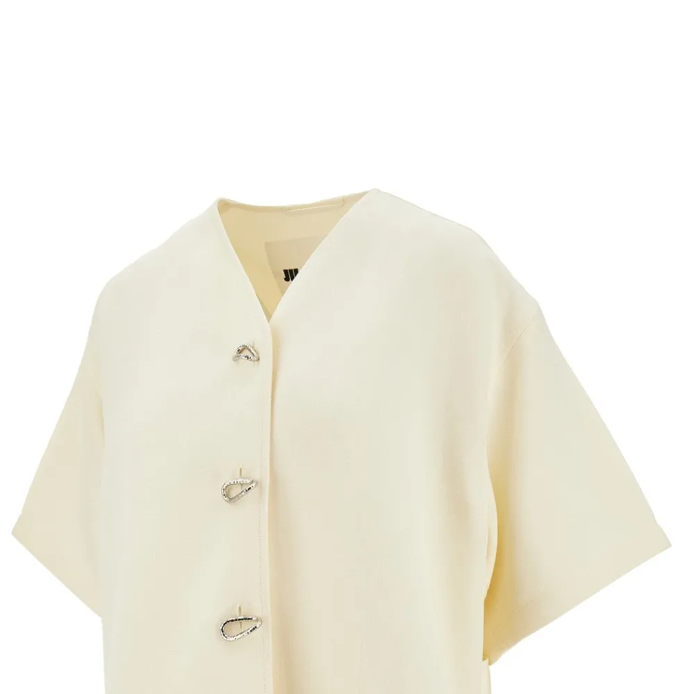 viscose_and_silk_shortsle_1.webp Fashion Viscose and silk short-sleeved jacket Jackets