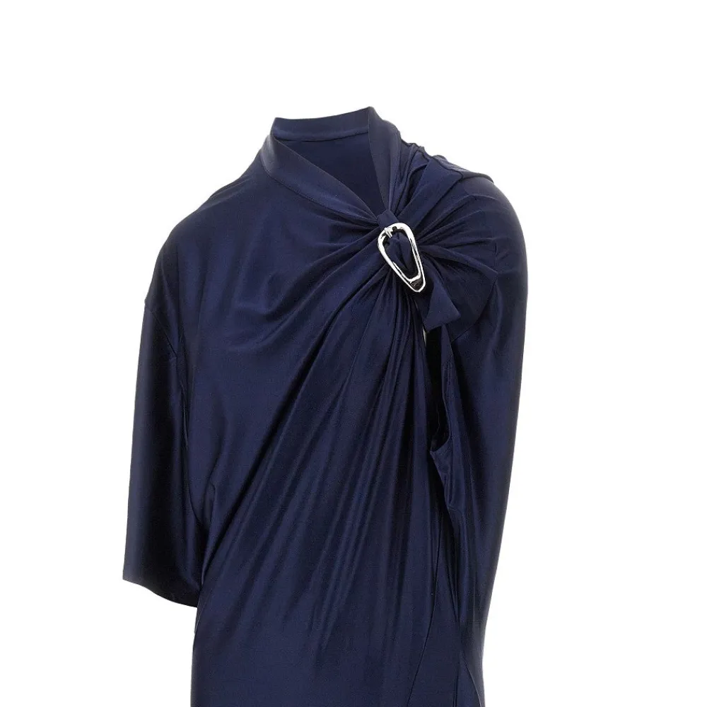 viscose_jersey_dress_with_1.webp Discount Viscose jersey dress with buckle detail Dresses