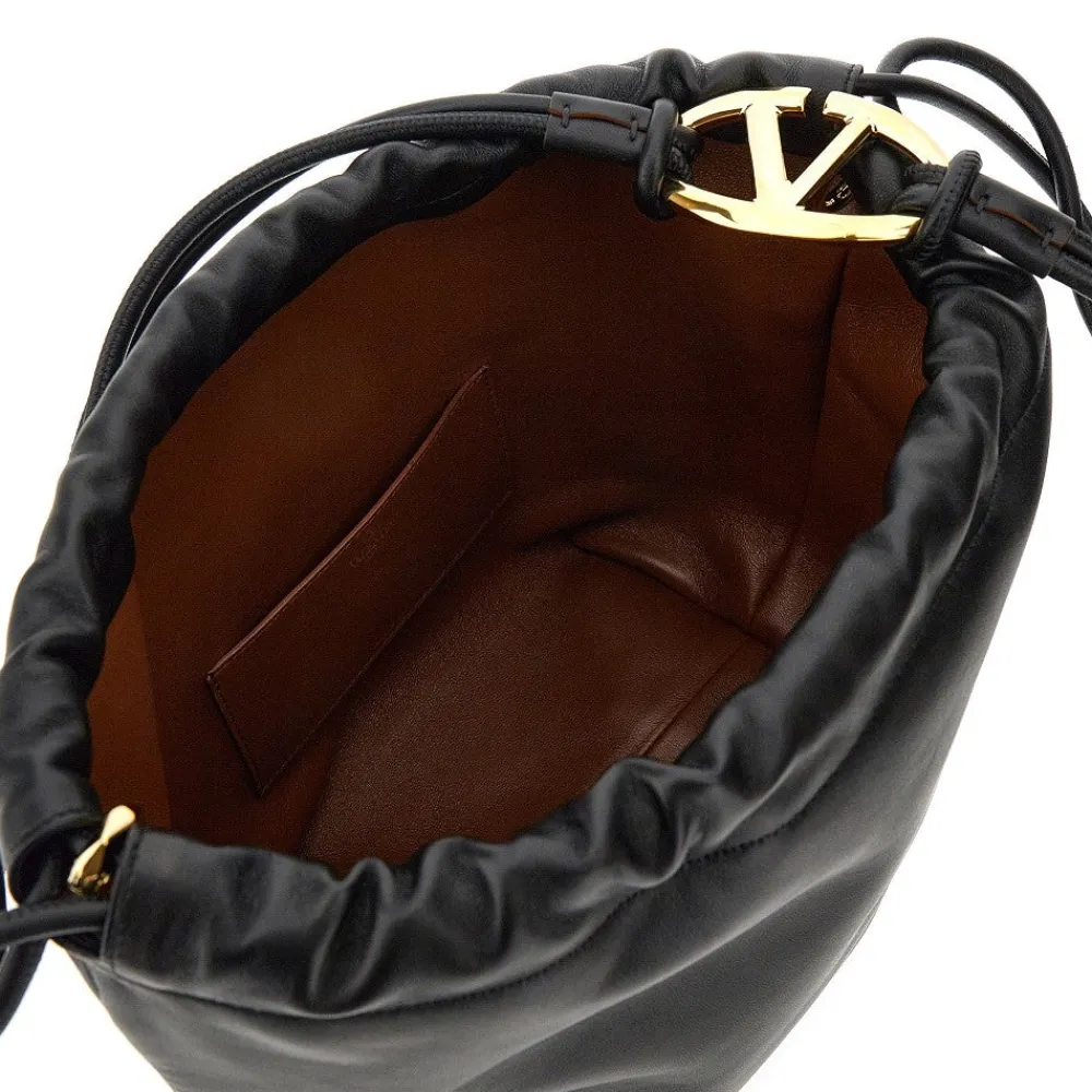 vlogo_pouf_nappa_leather__2.webp Online VLogo Pouf' nappa leather bag Shoulder Bags