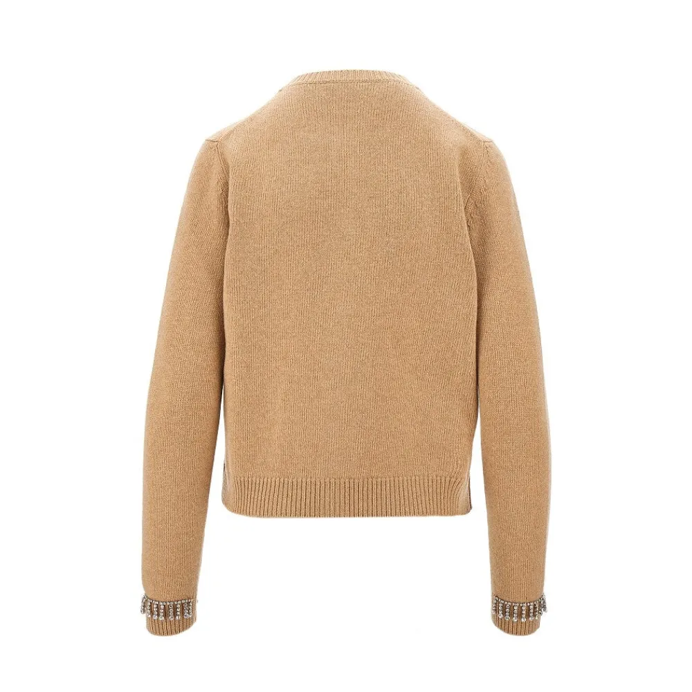 wool_and_cashmere_cardiga_2.webp New Wool and cashmere cardigan with crystals trim Knitwear