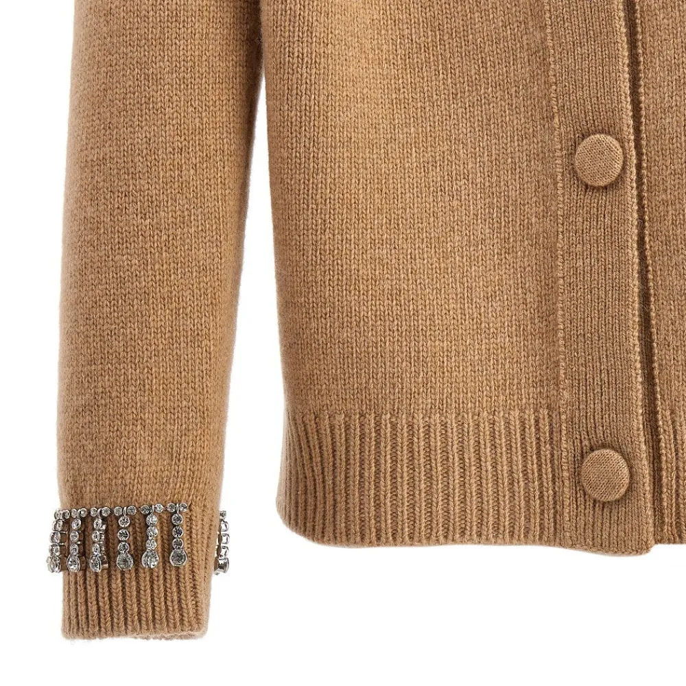wool_and_cashmere_cardiga_3.webp New Wool and cashmere cardigan with crystals trim Knitwear