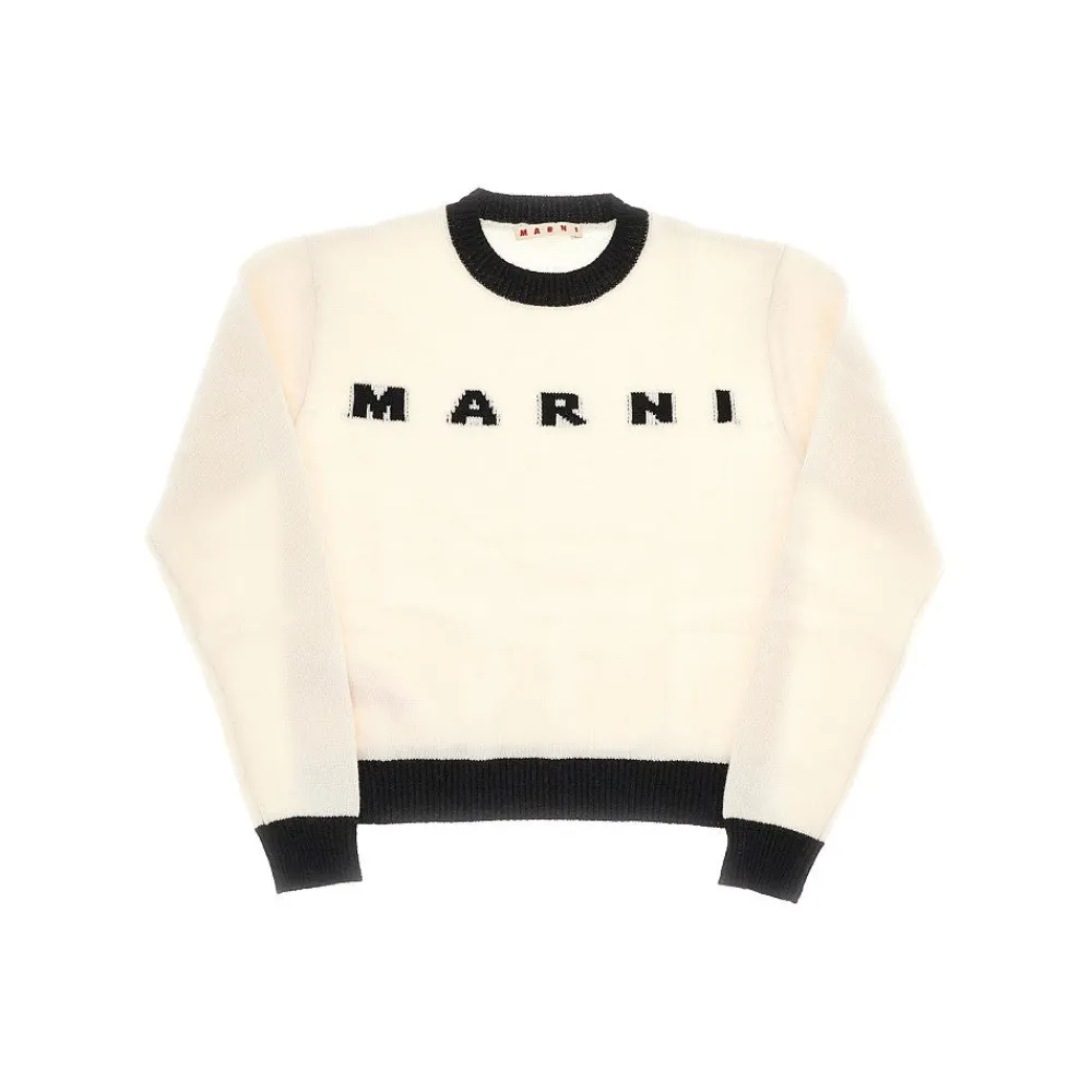 wool_and_cashmere_sweater_0.webp Outlet Wool and cashmere sweater with logo Kids Clothing