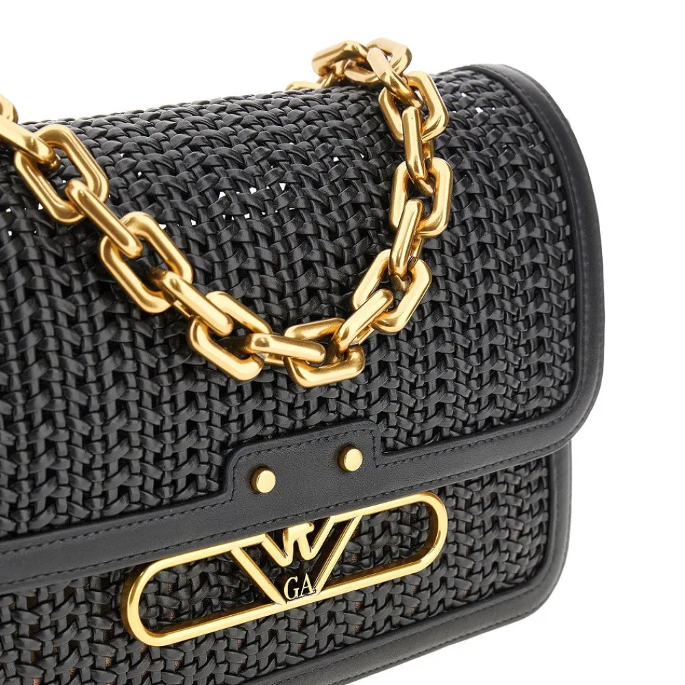 woven_leather_bag_with_ch_3-1.webp Hot Woven leather bag with chain Shoulder Bags