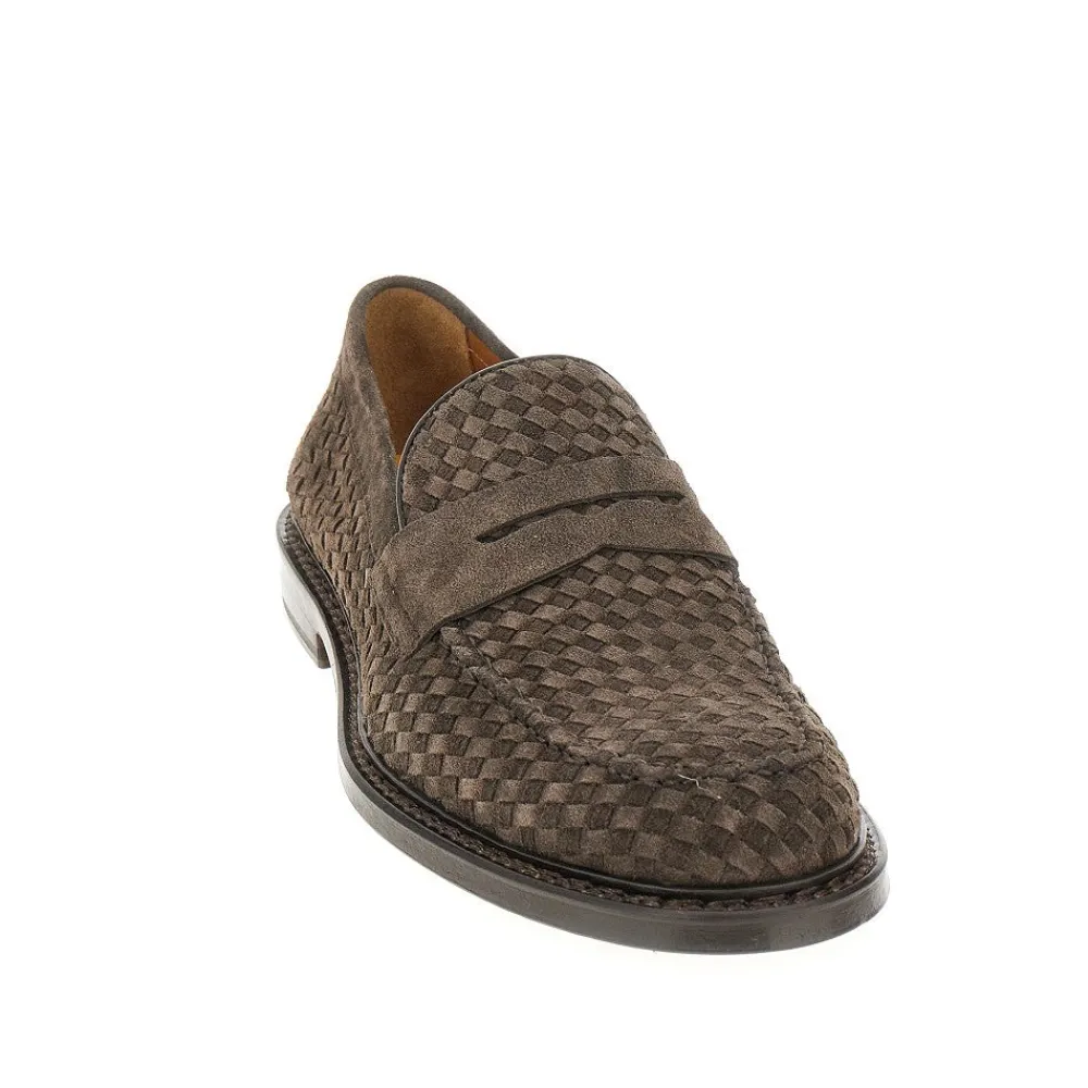 woven_suede_leather_loafe_1.webp Fashion Woven suede leather loafers Loafers
