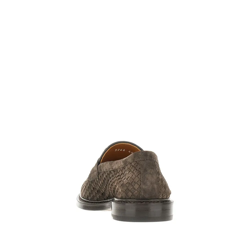 woven_suede_leather_loafe_2.webp Fashion Woven suede leather loafers Loafers